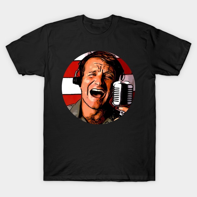 The Laughter And Tears Of Robin Williams Filmography T-Shirt by Landscape In Autumn